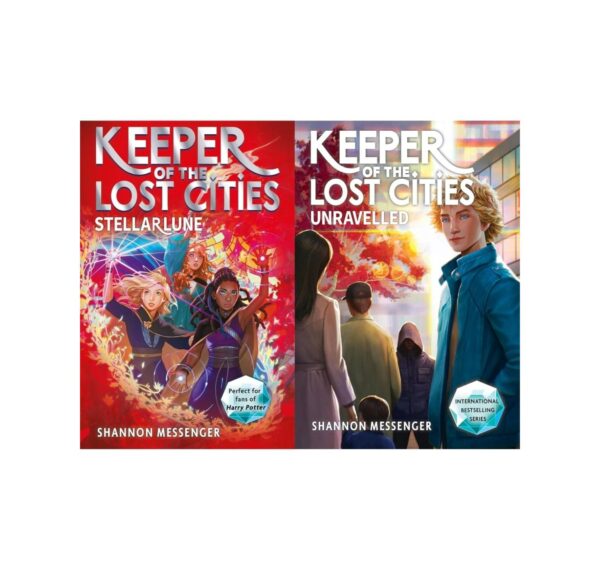 Keeper of the Lost Cities 2 Book Collection Set (Stellarlune 9 and Unraveled 9.5)