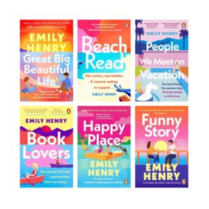 Emily Henry 6 Books Collection Set (Great Big Beautiful Life, Beach Read, People we Meet on Vacation, Book Lovers, Happy Place and Funny Story)
