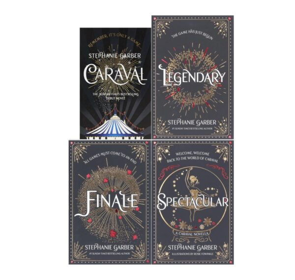 Caraval Series 4 Books Collection Set: Caraval, Legendary, Finale, Spectacular