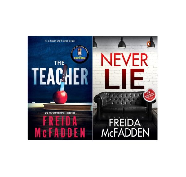 Freida McFadden Thriller Series 10 Books Collection Set (The Housemaid, The Housemaid's Secret, Housemaid Is Watching, Never Lie, Coworker, Locked Door, Teacher, Inmate, The Crash and Boyfriend) - Image 6