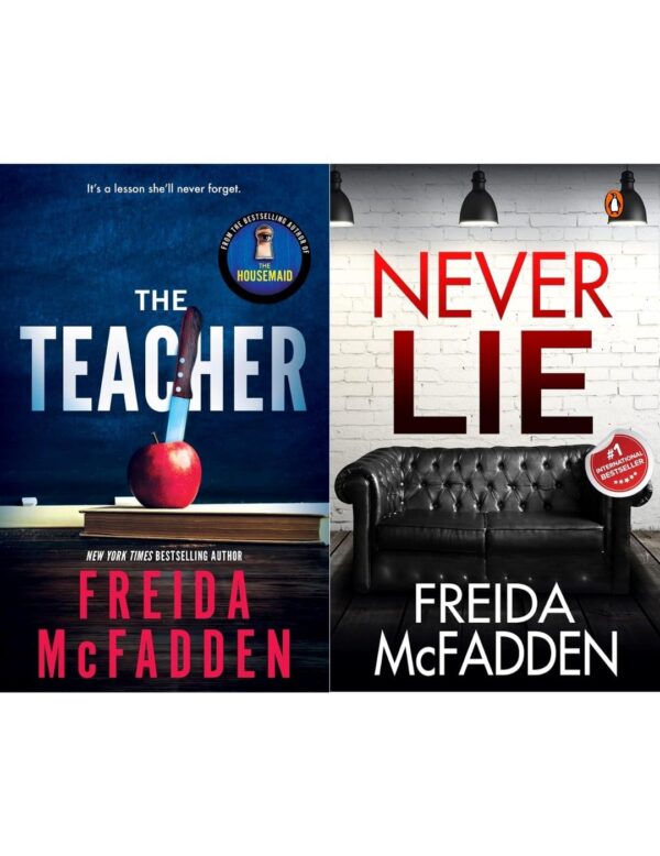 Freida McFadden Thriller Series 10 Books Collection Set (The Housemaid, The Housemaid's Secret, Housemaid Is Watching, Never Lie, Coworker, Locked Door, Teacher, Inmate, The Crash and Boyfriend) - Image 6