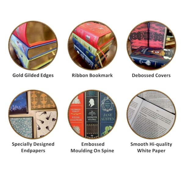 Leather Bound Classic Fairy Tales & Mythology 5 Books Collection Set (Beauty and the Beast and Other Classic Fairy Tales, Brothers Grimm, Aesop, Norse Mythology, and Hans Christian) - Image 8