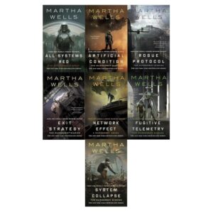 Murderbot Diaries 7 Books Collection set (All Systems Red, Artificial Condition, Rogue Protocol, Exit Strategy, Network Effect, Fugitive Telemetry and System Collapse)