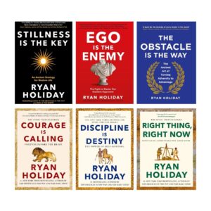 The Ryan Holiday Masterpiece Collection: 6 Books Set (Stillness Is The Key, The Obstacle Is The Way, Ego Is The Enemy, Courage Is Calling, Discipline Is Destiny and Right Thing, Right Now)