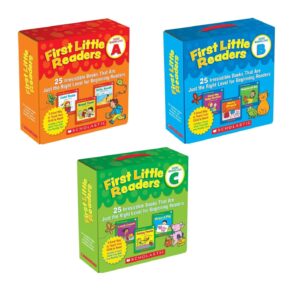First Little Readers: Parent Packs Set (Levels A, B & C) – 3-Book Collection Set