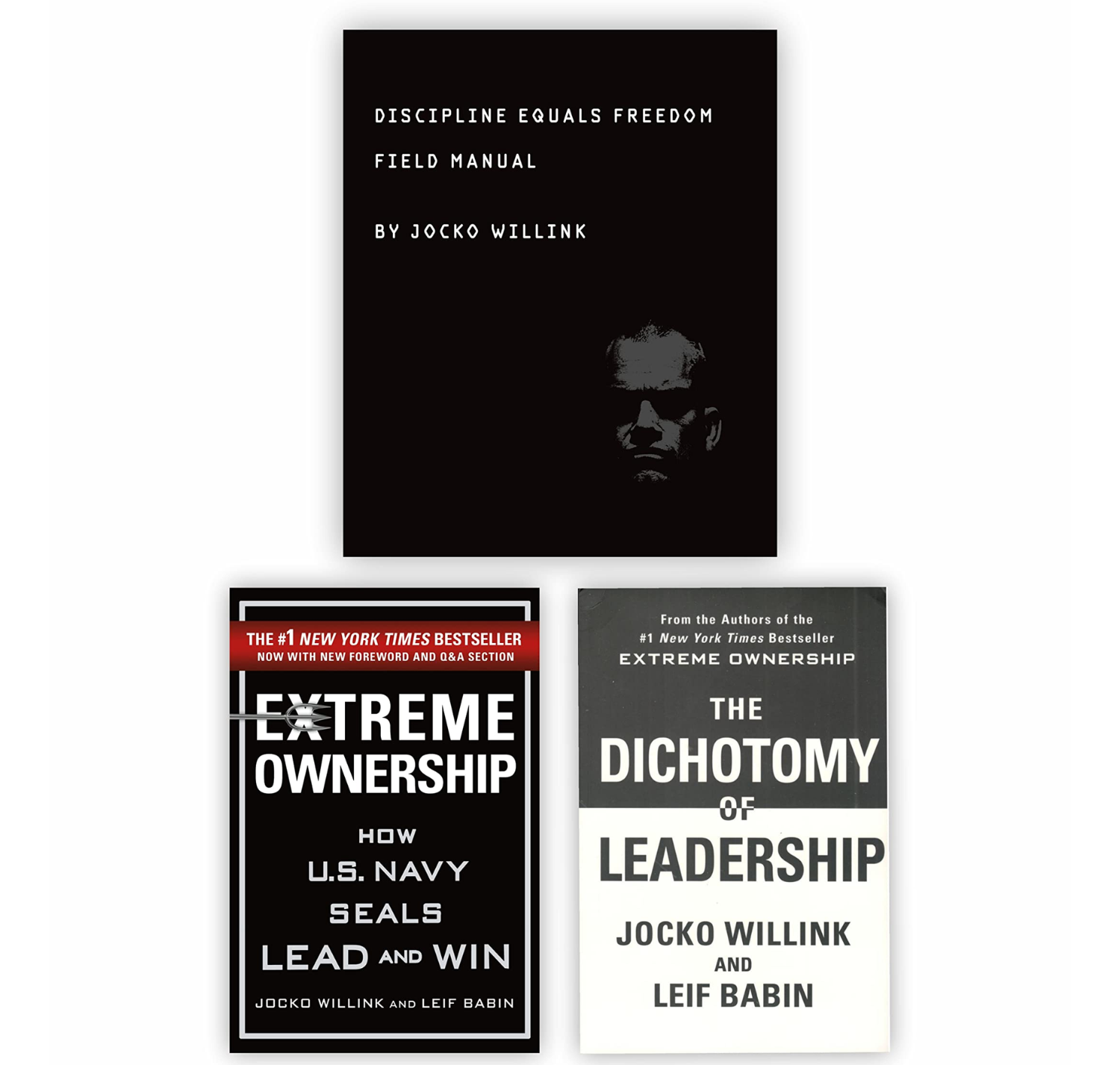 Jocko Willink Collection 3 Books Set (Extreme Ownership, Dichotomy Of Leadership And Discipline Equals Freedom)