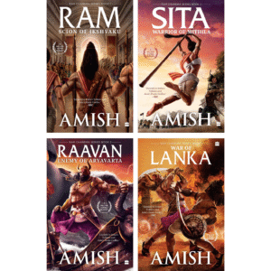 By Amish Tripathi Ram Chandra Series Books 1-4 [Ram: Scion of Ikshvaku; Sita: Warrior of Mithila; Raavan: Enemy of Aryavarta and War of Lanka]