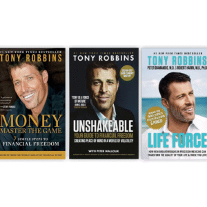 Tony Robbins 3 Books Collection Set [Money Master The Game; Unshakeable and Life Force]