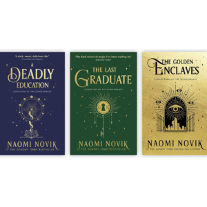 The Scholomance 3 Books Set A Deadly Education; The Last Graduate & Golden Enclaves By Naomi Novik
