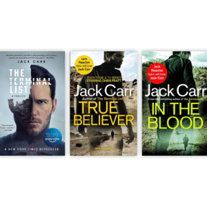 Terminal List A Thriller series 3 Books Collection Set (The Terminal List, True Believer, In the Blood) By Jack Carr