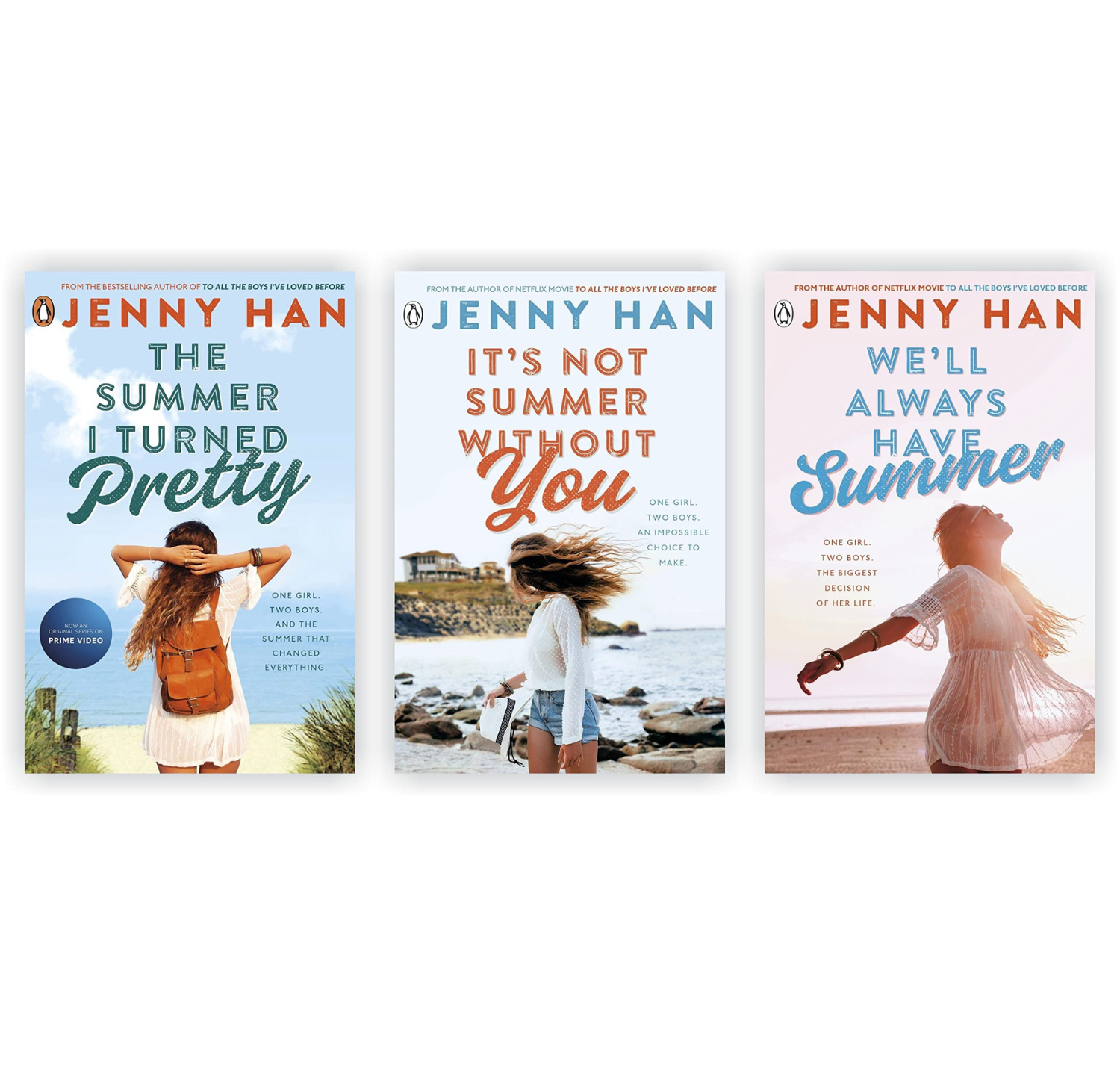 The Summer I Turned Pretty Collection 3 Books Set by Jenny Han (The Summer I Turned Pretty , It's Not Summer Without You , We'll Always Have Summer)