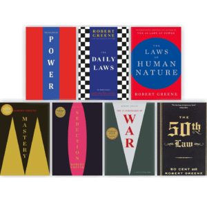 Robert Greene Complete 7 books collection (The 48 Laws of Power; The Laws of Human Nature; The Art of Seduction; Mastery; The 33 Strategies of War; The 50th Law and The Daily Laws)